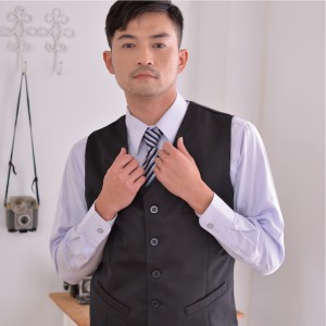 HT-45B-A 黑色男西裝背心